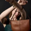 Petit sac à bandoulière en cuir Jolie Petit sac à bandoulière en cuir Jolie