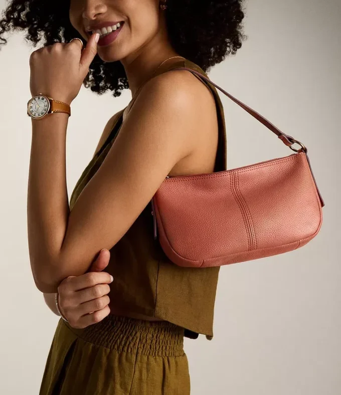 Petit sac à bandoulière en cuir Jolie