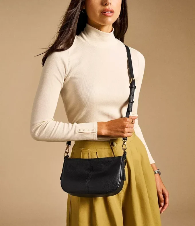 Petit sac à bandoulière en cuir Jolie