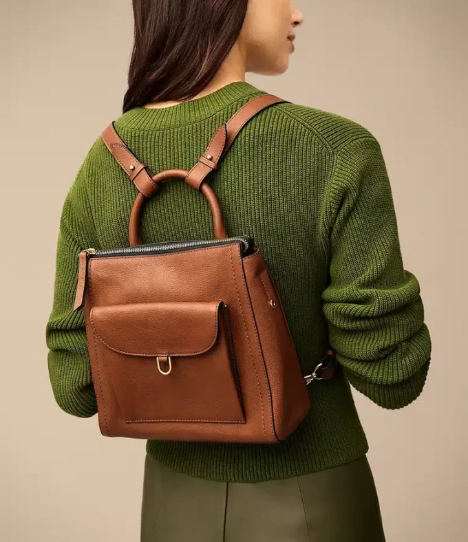 Petit sac à dos en cuir Parker Petit sac à dos en cuir Parker