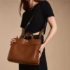 Petit sac fourre-tout en cuir Gemma