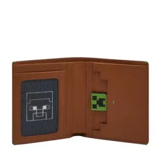 Porte-cartes à deux volets Minecraft x Fossil en édition spéciale