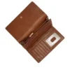 Portefeuille à rabat en cuir RFID Logan Portefeuille à rabat en cuir RFID Logan