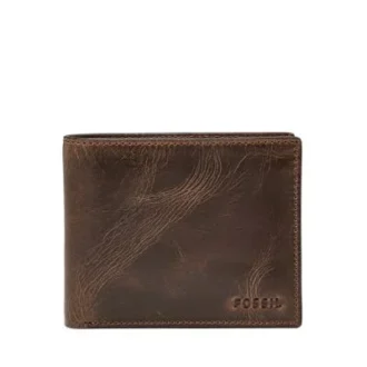 Portefeuille RFID en cuir Derrick
