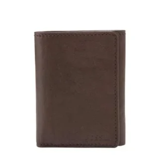 Portefeuille à trois volets en cuir Ingram