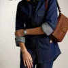 Sac à bandoulière convertible en cuir Lennox Sac à bandoulière convertible en cuir Lennox