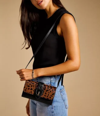 Sac à bandoulière en cuir Haircalf Harwell