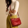 Sac à bandoulière en cuir Jolie