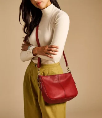 Sac à bandoulière en cuir Jolie