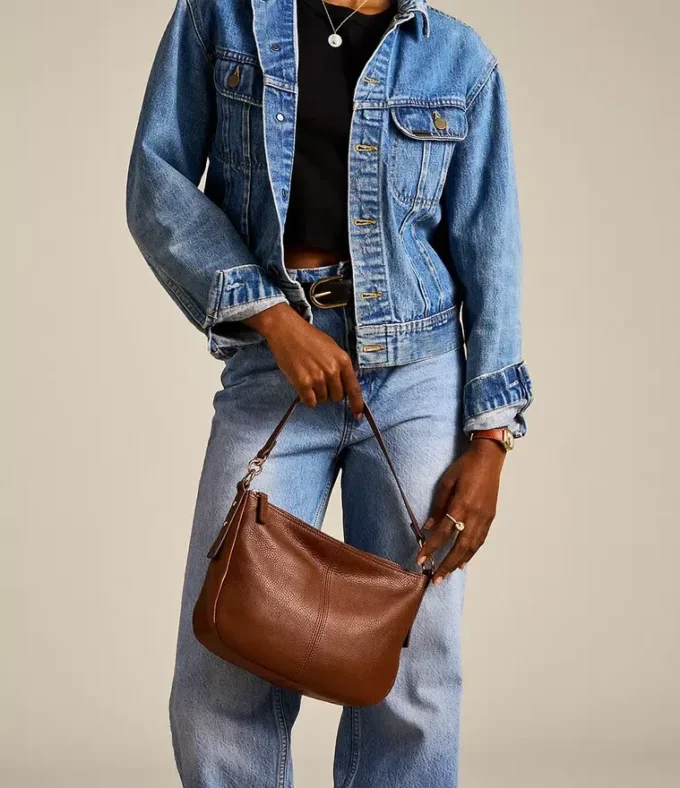 Sac à bandoulière en cuir Jolie
