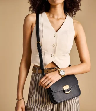 Sac à bandoulière en cuir Lennox