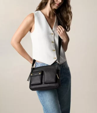 Sac à bandoulière en cuir Maysen