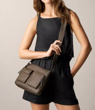Sac à bandoulière en cuir Maysen