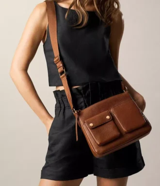 Sac à bandoulière en cuir Maysen