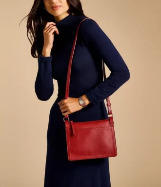 Sac à bandoulière en cuir Taryn