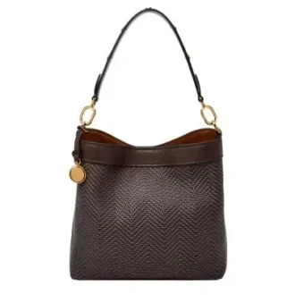 Sac à bandoulière Jessie Woven Bucket