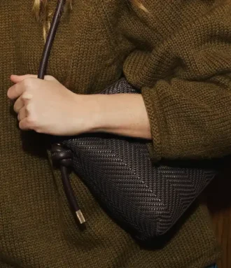 Sac à bandoulière tissé Willa