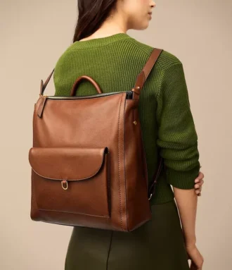 Sac à dos en cuir Parker