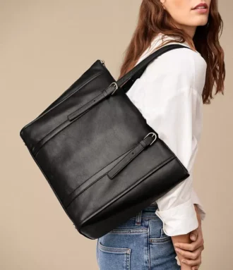 Sac fourre-tout en cuir Carlie