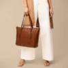 Sac fourre-tout en cuir Carlie Sac fourre-tout en cuir Carlie