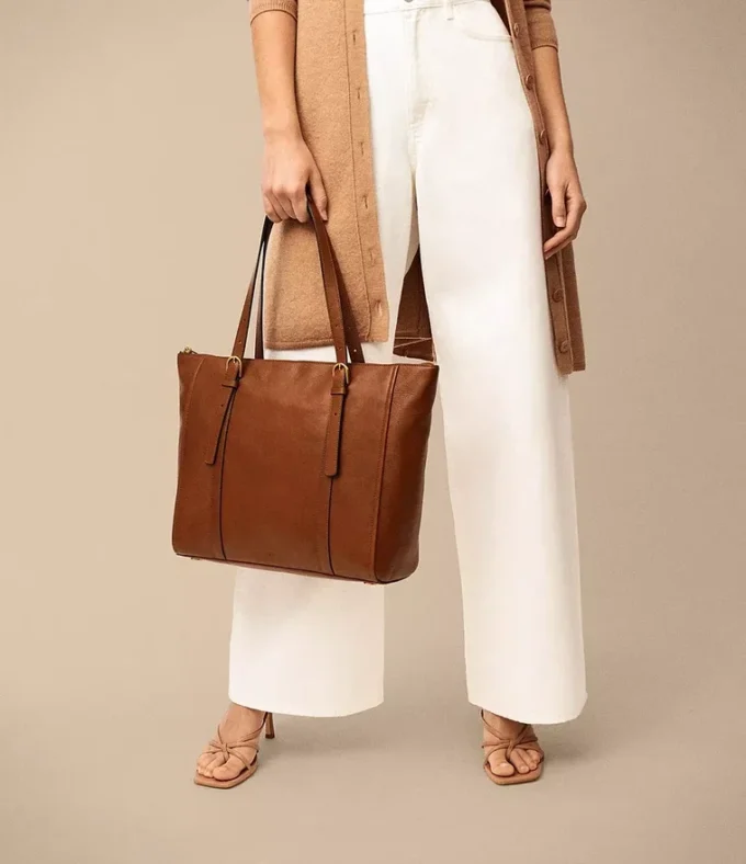 Sac fourre-tout en cuir Carlie Sac fourre-tout en cuir Carlie