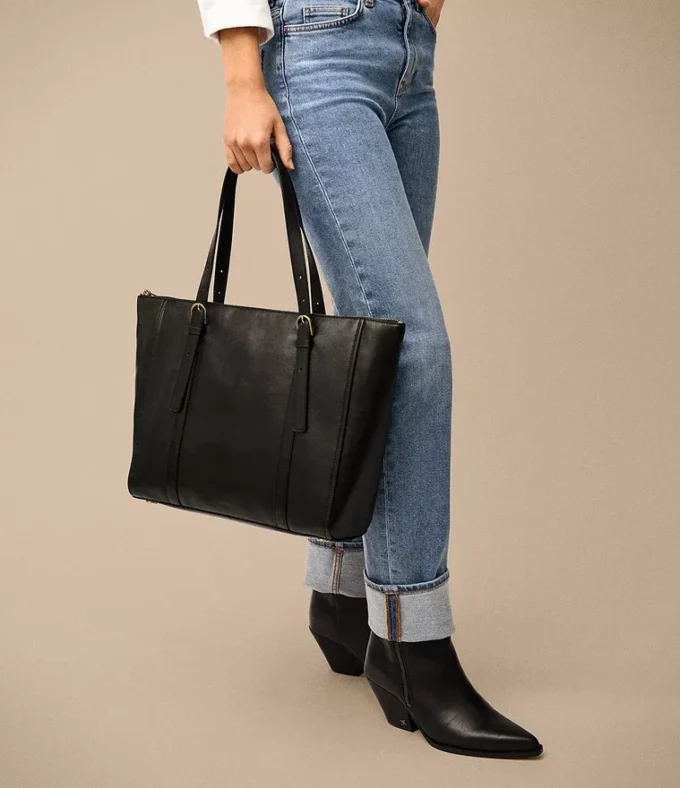 Sac fourre-tout en cuir Carlie Sac fourre-tout en cuir Carlie