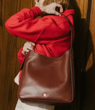 Sac hobo en cuir Dillon