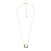Sutton The Good Luck Collection Collier pendentif fer à cheval en acier inoxydable doré Sutton The Good Luck Collection Collier pendentif fer à cheval en acier inoxydable doré