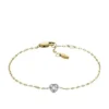 Sutton Tokens Of Affection Bracelet à chaîne en acier inoxydable bicolore Sutton Tokens Of Affection Bracelet à chaîne en acier inoxydable bicolore