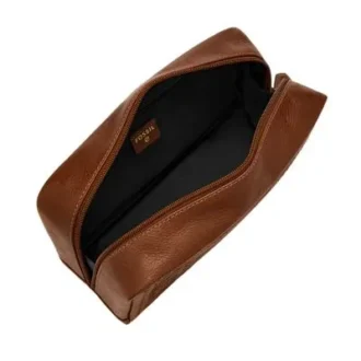 Trousse de toilette en cuir